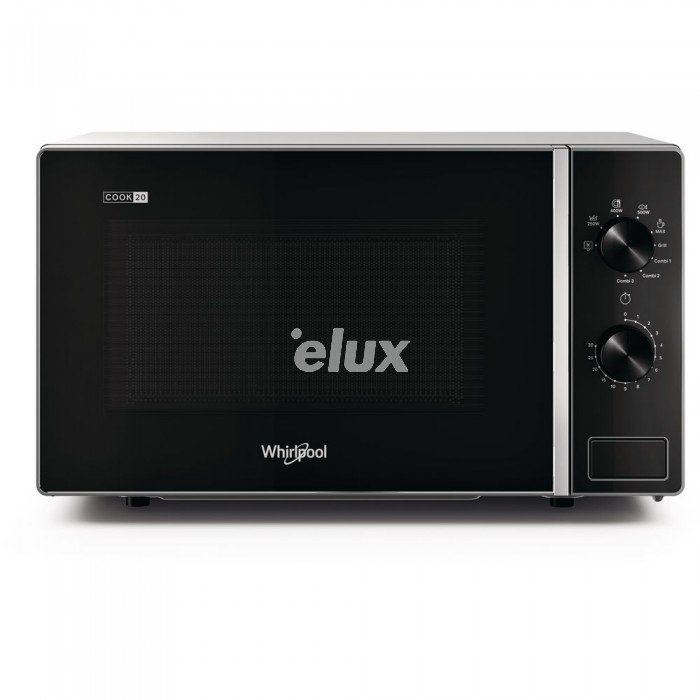 Mikrolaineahi Whirlpool, 20 l, 1000/700 W, hõbedane/must