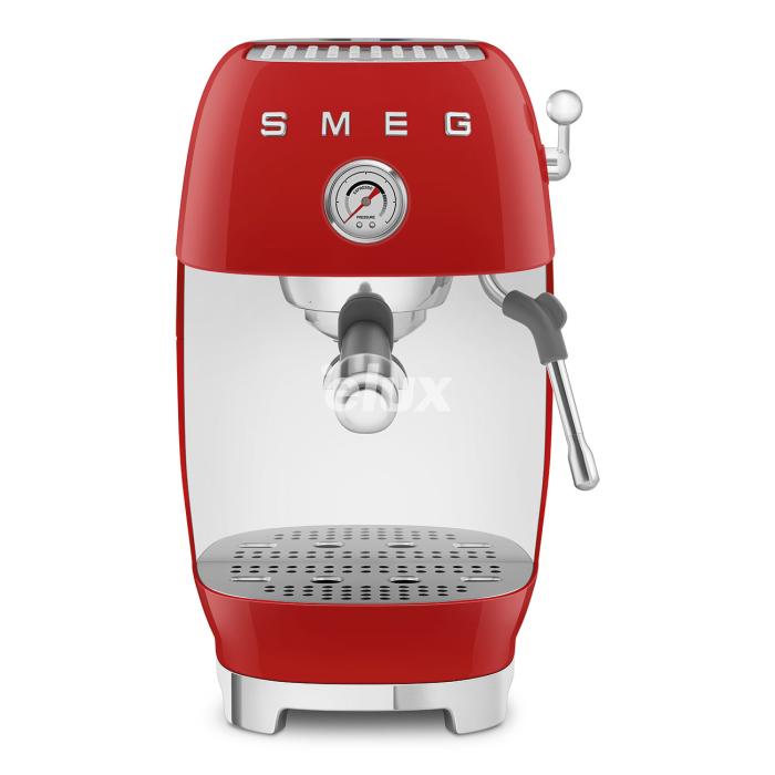 Espresso kohvimasin Smeg, 50`ndate stiil, punane