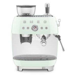 Espresso kohvimasin kohviveskiga Smeg, 50`ndate stiil, pastellroheline