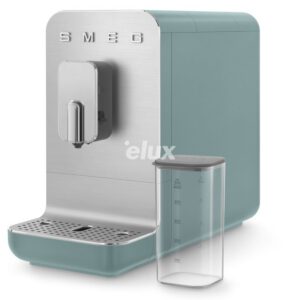 Espresso kohvimasin Smeg, 50`ndate stiil, smaragdroheline