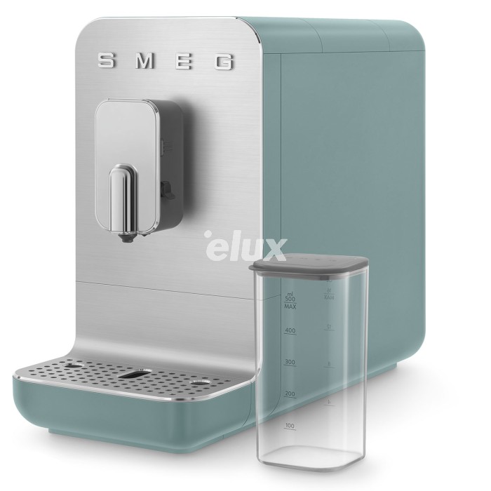 Espresso kohvimasin Smeg, 50`ndate stiil, smaragdroheline
