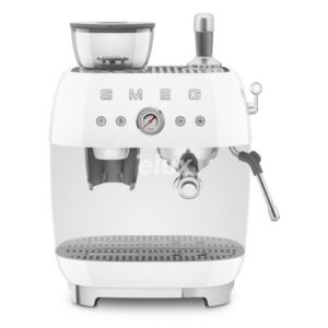Espresso kohvimasin kohviveskiga Smeg, 50`ndate stiil, valge