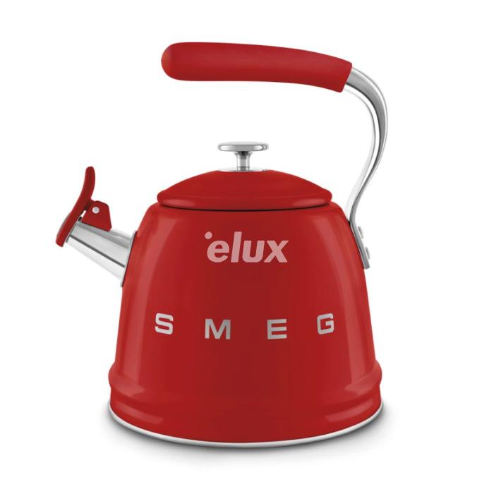 Veekeedukann Smeg, 50`ndate stiil, 2,3 l, punane