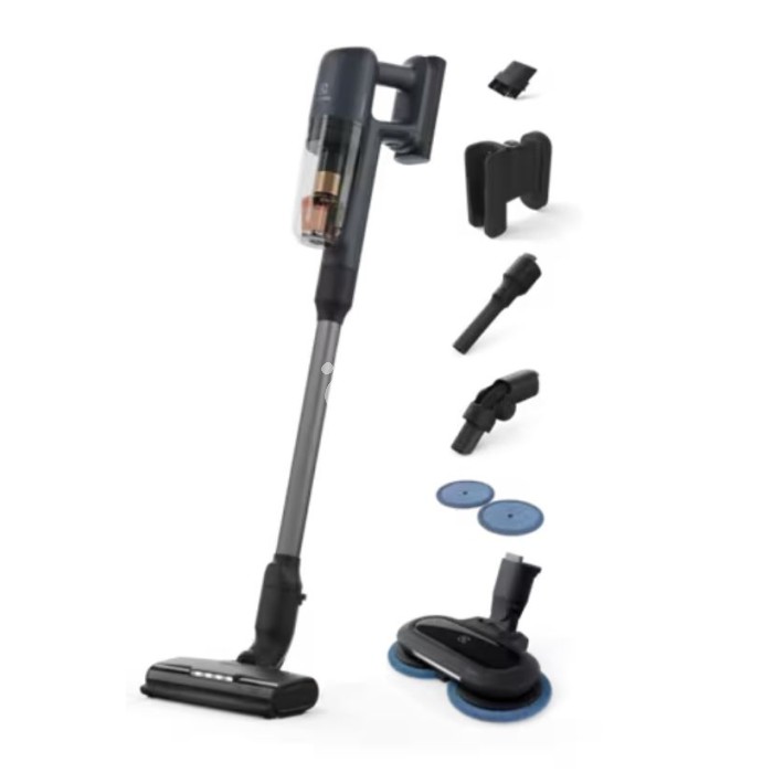 Varstolmuimeja 700 seeria Cordless Hygienic WET, Electrolux 2in1, teksasinine